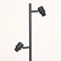 Mexlite floor lamp SUMBA 2 flames E14 IP20, black dimmable