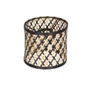 Mexlite floor lamp SUMBA 2 flames E14 IP20, black dimmable