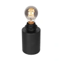 anne light & home table lamp ROPEX 1 flame E27 IP20, black dimmable