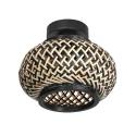 ceiling luminaire NOX LIGHT 1 flame E27 IP20, black dimmable