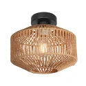 anne light & home ceiling luminaire ROPEX 1 flame E27 IP20, black dimmable