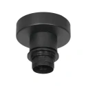 anne light & home ceiling luminaire ROPEX 1 flame E27 IP20, black dimmable