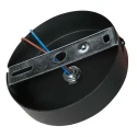 anne light & home ceiling luminaire ROPEX 1 flame E27 IP20, black dimmable