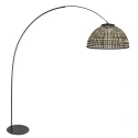 anne light & home arc luminaire CURVE 1 flame E27 IP20, black dimmable