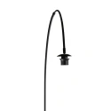 anne light & home arc luminaire CURVE 1 flame E27 IP20, black dimmable