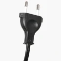 anne light & home arc luminaire CURVE 1 flame E27 IP20, black dimmable