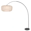anne light & home arc luminaire CURVE 1 flame E27 IP20, black dimmable