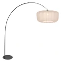 anne light & home arc luminaire CURVE 1 flame E27 IP20, black dimmable