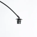 anne light & home arc luminaire CURVE 1 flame E27 IP20, black dimmable