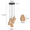 anne light & home pendant luminaire HALOSWAP E27 IP20, dimmable