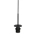 Mexlite pendant luminaire BREEZA BEACH 5 flames E27 IP20, black dimmable