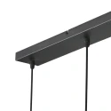 Mexlite pendant luminaire BREEZA BEACH 5 flames E27 IP20, black dimmable