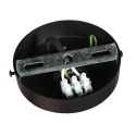 Mexlite pendant luminaire NOX LIGHT 1 flame E27 IP20, black dimmable