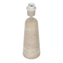 anne light & home table lamp TRAVINO 1 flame E27 IP20, stone dimmable