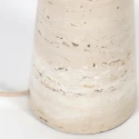 anne light & home table lamp TRAVINO 1 flame E27 IP20, stone dimmable