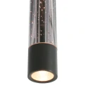 Steinhauer pendant luminaire ALISIO 1 flame IP20, black dimmable
