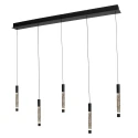 Steinhauer pendant luminaire ALISIO 5 flames IP20, black dimmable