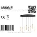 Steinhauer pendant luminaire ALISIO 8 flames IP20, brass dimmable