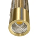 Steinhauer pendant luminaire ALISIO 8 flames IP20, brass dimmable
