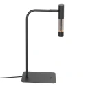 Steinhauer table lamp ALISIO 1 flame IP20, black dimmable