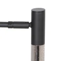 Steinhauer table lamp ALISIO 1 flame IP20, black dimmable