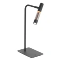 Steinhauer table lamp ALISIO 1 flame IP20, black dimmable