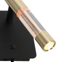 Steinhauer wall luminaire ALISIO 1 flame IP20, brass dimmable