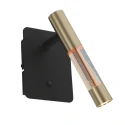 Steinhauer wall luminaire ALISIO 1 flame IP20, brass dimmable