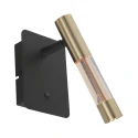 Steinhauer wall luminaire ALISIO 1 flame IP20, brass dimmable
