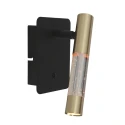 Steinhauer wall luminaire ALISIO 1 flame IP20, brass dimmable