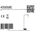 Steinhauer floor lamp ALISIO IP20, dimmable