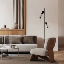 Steinhauer floor lamp ALISIO IP20, dimmable