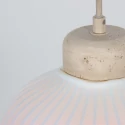 anne light & home pendant luminaire TRAVINO 1 flame E27 IP20, creme dimmable