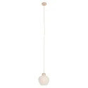 anne light & home pendant luminaire TRAVINO 1 flame E27 IP20, creme dimmable