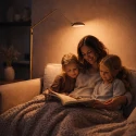 Steinhauer floor lamp DAPHNE 2 1 flame IP20, bronze dimmable