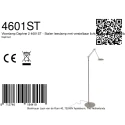 Steinhauer floor lamp DAPHNE 2 1 flame IP20, steel dimmable