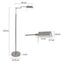 Mexlite floor lamp GLOWGO IP20, dimmable