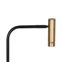 table lamp LUMO 1 flame IP20, black dimmable