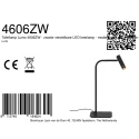 table lamp LUMO 1 flame IP20, black dimmable