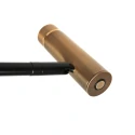 floor lamp LUMO 1 flame IP20, bronze dimmable