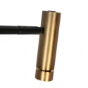 floor lamp LUMO 1 flame IP20, bronze dimmable