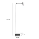 Mexlite floor lamp LUMO IP20, dimmable