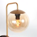 Steinhauer wall luminaire BOLLIQUE 1 flame E14 IP20, bronze dimmable