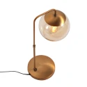 Steinhauer table lamp BOLLIQUE 1 flame E14 IP20, bronze dimmable