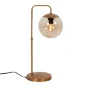 Steinhauer table lamp BOLLIQUE 1 flame E14 IP20, bronze dimmable
