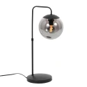 Steinhauer table lamp BOLLIQUE 1 flame E14 IP20, black dimmable