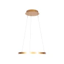 Steinhauer pendant luminaire RINGLEDE 1 flame IP20, gold dimmable