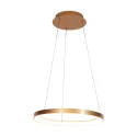 Steinhauer pendant luminaire RINGLEDE 1 flame IP20, gold dimmable