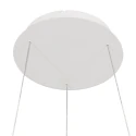 Steinhauer pendant luminaire RINGLEDE 1 flame IP20, white dimmable