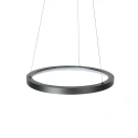 Steinhauer pendant luminaire RINGLEDE 1 flame IP20, black dimmable